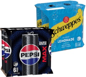 Pepsi-Schweppes-or-Solo-6x275mL-Selected-Varieties on sale