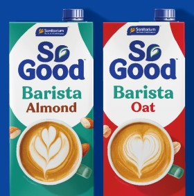 Sanitarium-So-Good-Barista-Oat-or-Almond-Milk-1-Litre on sale