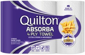 Quilton-Absorba-4-Ply-Paper-Towel-3-Pack on sale