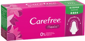 Carefree-Flexia-Super-Tampons-16-Pack on sale