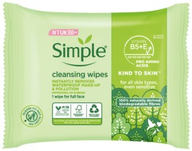 Simple-Cleansing-Wipes-25-Pack on sale