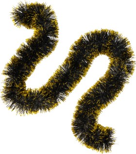 Jolly-Joy-Frosted-Black-Tinsel on sale