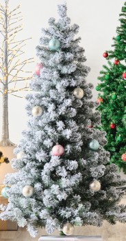 Jolly-Joy-Flocked-Snow-White-Christmas-Tree-180cm on sale