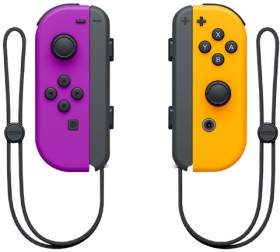 Nintendo+Switch+Joy-Con+Pair+-+Neon+Purple%2FNeon+Orange