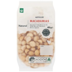 Woolworths+Macadamias+Kernels+Raw+400g+Pack