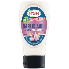 Praise+Flavoured+Mayonnaise+or+Aioli+250ml