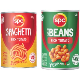 SPC+Baked+Beans+or+Spaghetti+420-425g