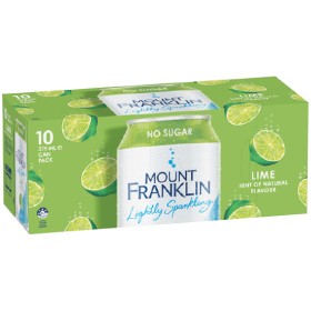 Mount+Franklin+Lightly+Sparkling+Water+10+x+375ml