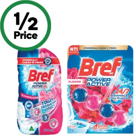 Bref+Power+Active+Toilet+Cleaner+Block+50g+or+Toilet+Gel+600-700ml