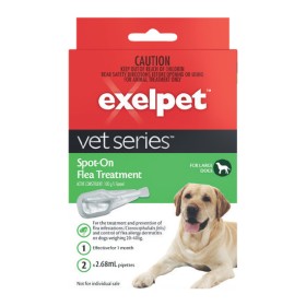 Exelpet+Vet+Series+Treatment+Spot-On+Flea+Large+Dog+Pk+2