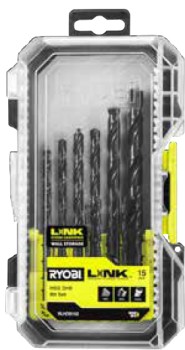 Ryobi+15%E2%80%91Piece+Link+HSS+Drill+Bit+Set