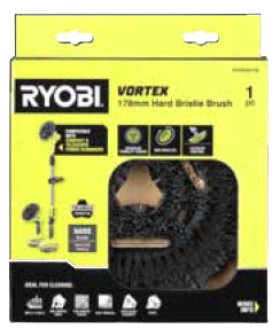 Ryobi+178mm+Hard+Bristle+Power+Scrubber+Brush