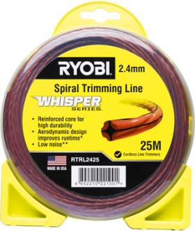 Ryobi-24mm-Whisper-Series-Spiral-Trimming-Line-25m on sale