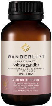 Wanderlust-High-Strength-Ashwagandha-60-Capsules on sale