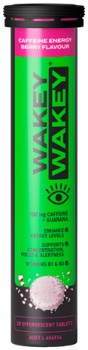 Wakey+Wakey+Caffeine+Effervescent+Berry+Flavour+20+Tablets