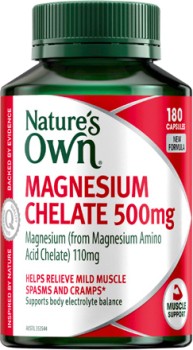 Nature%26rsquo%3Bs+Own+Magnesium+Chelate+500mg+180+Capsules