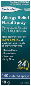 Chemists%26rsquo%3B+Own+Allergy+Relief+Nasal+Spray+140+Metered+Sprays