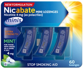 Nicabate+Minis+Lozenge+Mint+4mg+60+Pack