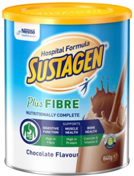 Sustagen+Hospital+Formula+Plus+Fibre+Chocolate+Flavour+840g