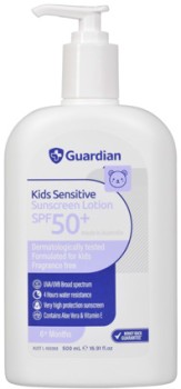 Guardian+Kids+Sensitive+Sunscreen+Lotion+SPF+50%2B+500mL