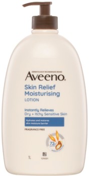 Aveeno+Skin+Relief+Moisturising+Lotion+Fragrance+Free+1+Litre