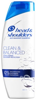 Head-Shoulders-Clean-Balanced-Shampoo-400mL on sale