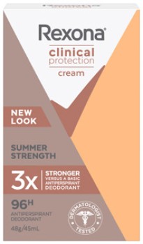 Rexona+Clinical+Protection+Antiperspirant+Deodorant+Summer+Strength+45mL