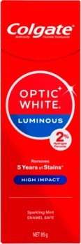 Colgate-Optic-White-High-Impact-Toothpaste-85g on sale