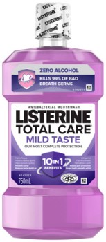 NEW+Listerine+Total+Care+Zero+Mouthwash+750mL