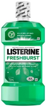 NEW+Listerine+Freshburst+Mouthwash+750mL