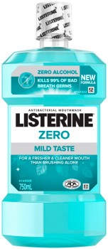 NEW+Listerine+Zero+Mouthwash+750mL