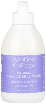 MooGoo-Baby-2-in-1-Bubbly-Wash-500mL on sale