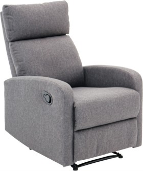 Single-Seat-Recliner-Grey on sale