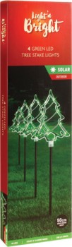 Solar+Stake+Light+Tree+4+Pack+Warm+White+50cm