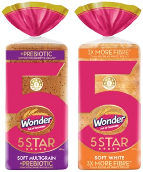 Wonder+Bread+5+Star+680g+Selected+Varieties