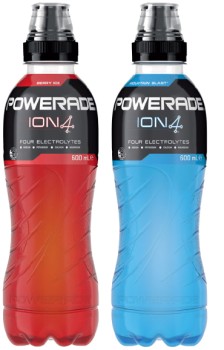 Powerade+or+Powerade+Active+Water+600mL+Selected+Varieties