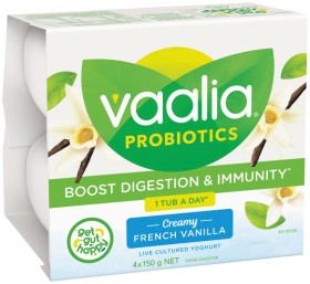 Vaalia+Probiotics+Yoghurt+4x150g+Selected+Varieties