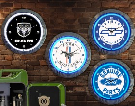 NEW-Licensed-Neon-Clocks on sale