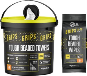 Grips-To-Go-Tough-Beaded-Wipes on sale