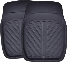 Streetwize+Leather-Look+Deep+Dish+Front+Floor+Mats