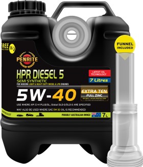 Penrite+HPR+Diesel+5+5W-40+7L