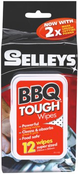 Selleys+BBQ+Tough+Wipes+12+Pack