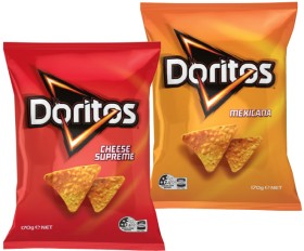 Doritos+Corn+Chips+150%E2%80%91170g+Selected+Varieties