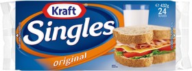 Kraft+Original+or+Light+Cheese+Singles+432g