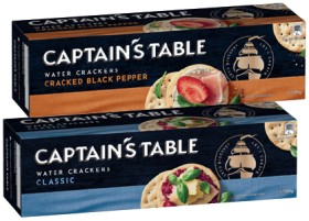 Captains-Table-Water-Crackers-125g-Selected-Varieties on sale