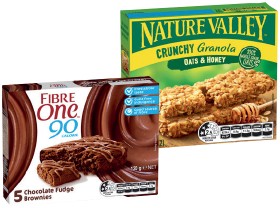 Fibre+One+Bars+4%E2%80%915+Pack%2C+Nature+Valley+Crunchy+Granola+6+Pack+or+Protein+Bars+4+Pack+Selected+Varieties