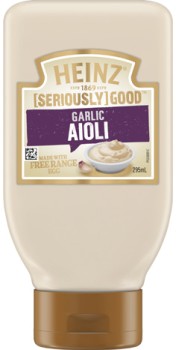 Heinz-Seriously-Good-Aioli-Mayonnaise-or-Tartare-Sauce-295mL-Selected-Varieties on sale