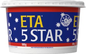 ETA+5+Star+Margarine+Spread+500g