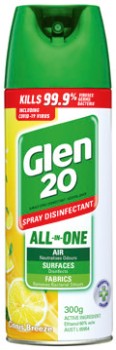 Glen-20-Disinfectant-Spray-300g-Selected-Varieties on sale