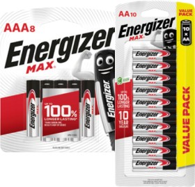 Energizer-Max-AA-Batteries-10-Pack-or-AAA-Batteries-8-Pack on sale